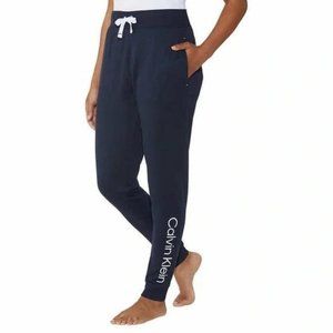 Calvin Klein Women's Jogger Sweatpants Navy Blue Size S